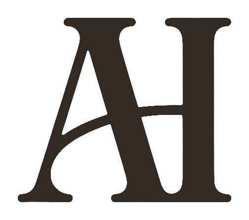 Astra House AH monogram.